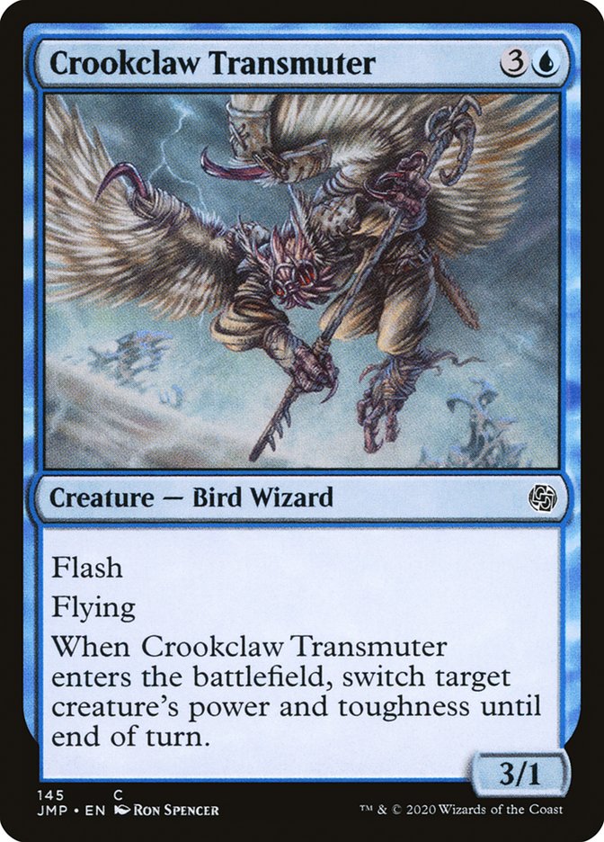 MTG Card Title: Crookclaw Transmuter JMP/145