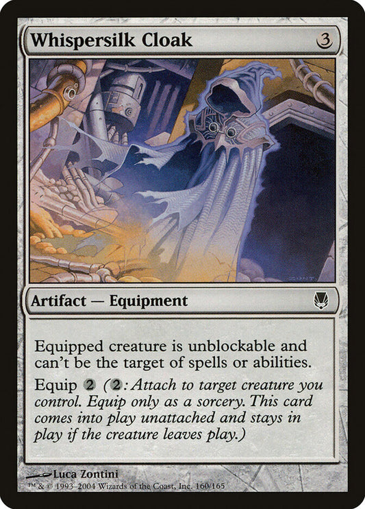 MTG Card Title: Whispersilk Cloak DST/160