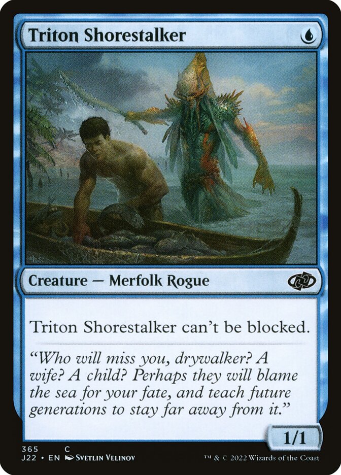 MTG Card Title: Triton Shorestalker J22/365