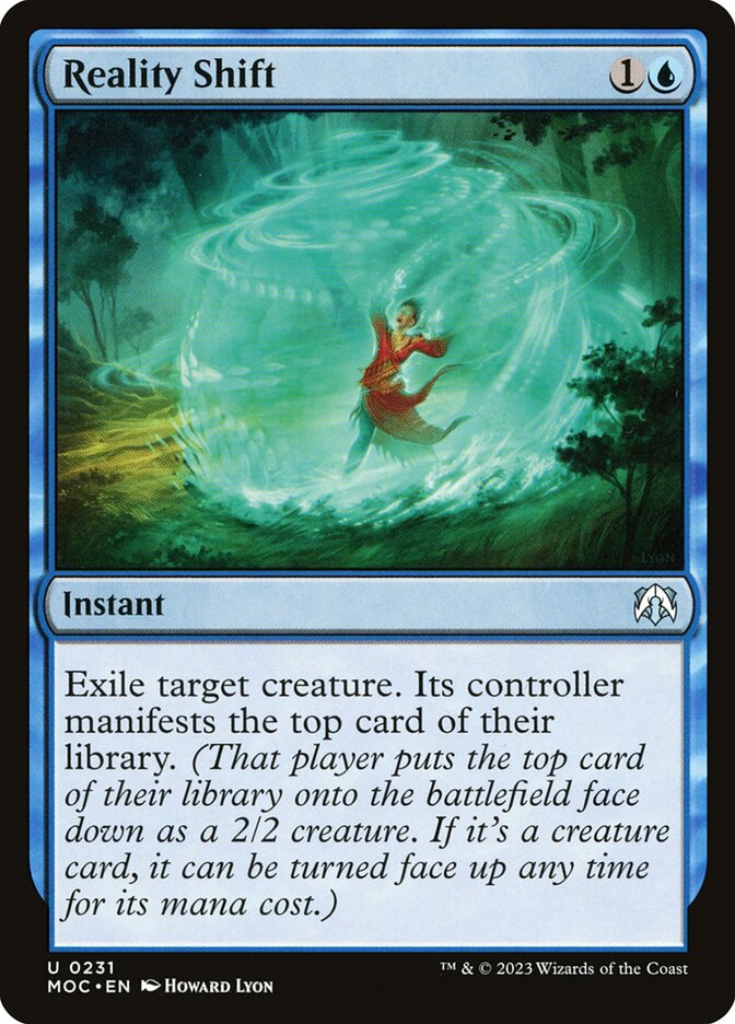 MTG Card Title: Reality Shift MOC/231