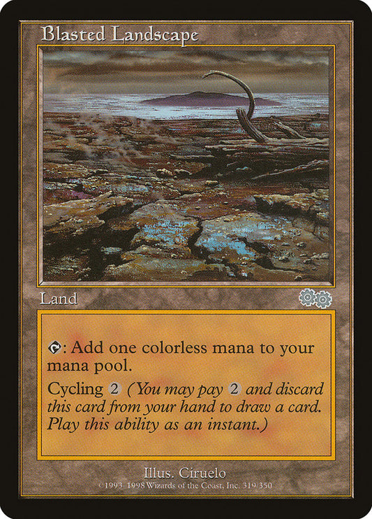 MTG Card Title: Blasted Landscape USG/319