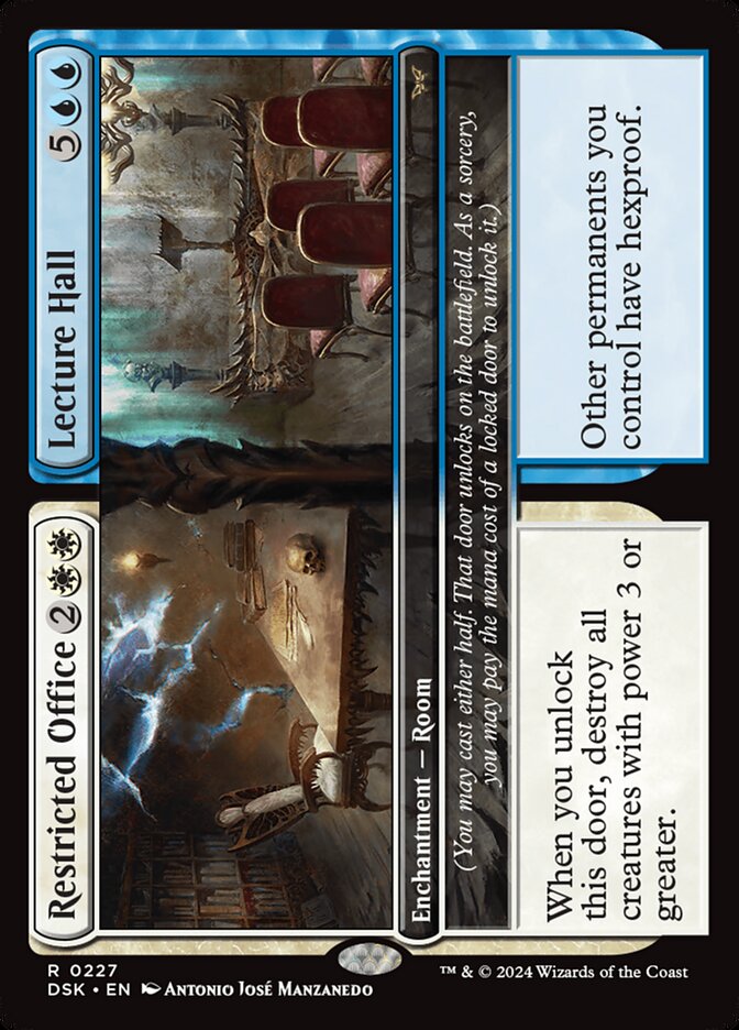 MTG Card Title: Restricted Office // Lecture Hall DSK/227