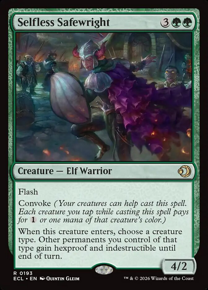 MTG Card Title: Selfless Safewright ECL/193