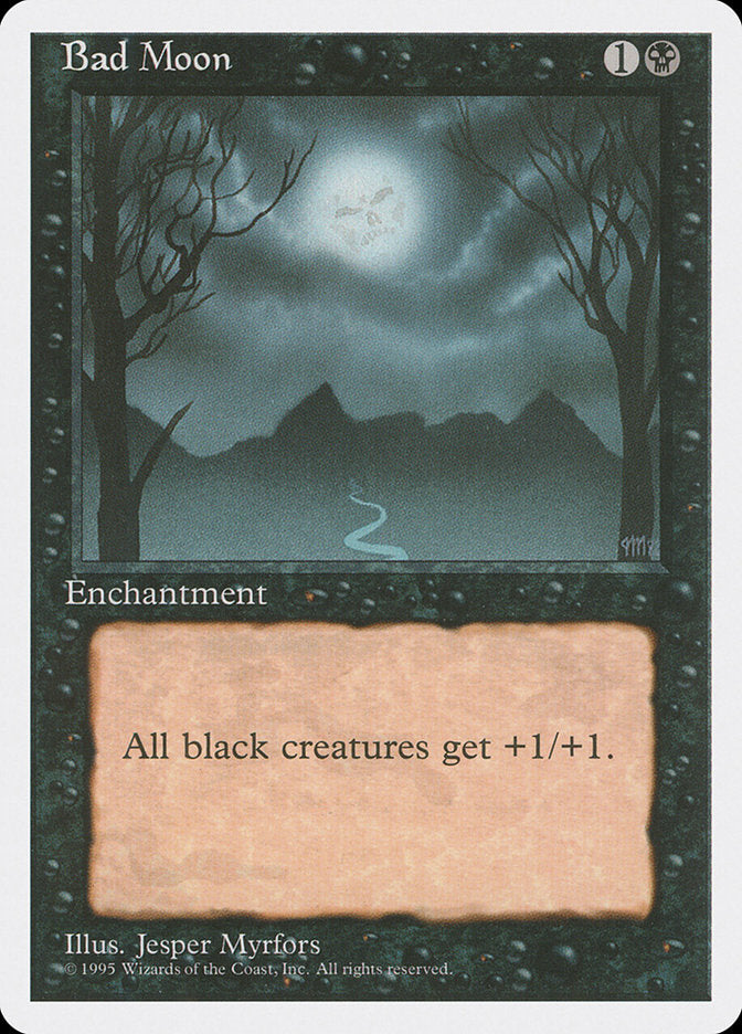 MTG Card Title: Bad Moon 4ED/120