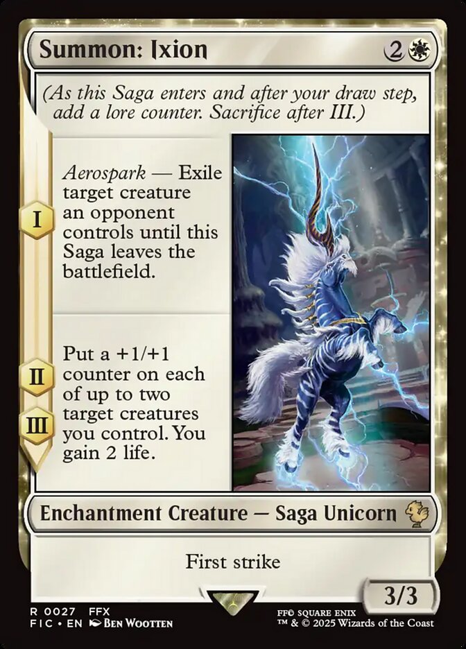 MTG Card Title: Summon: Ixion FIC/27