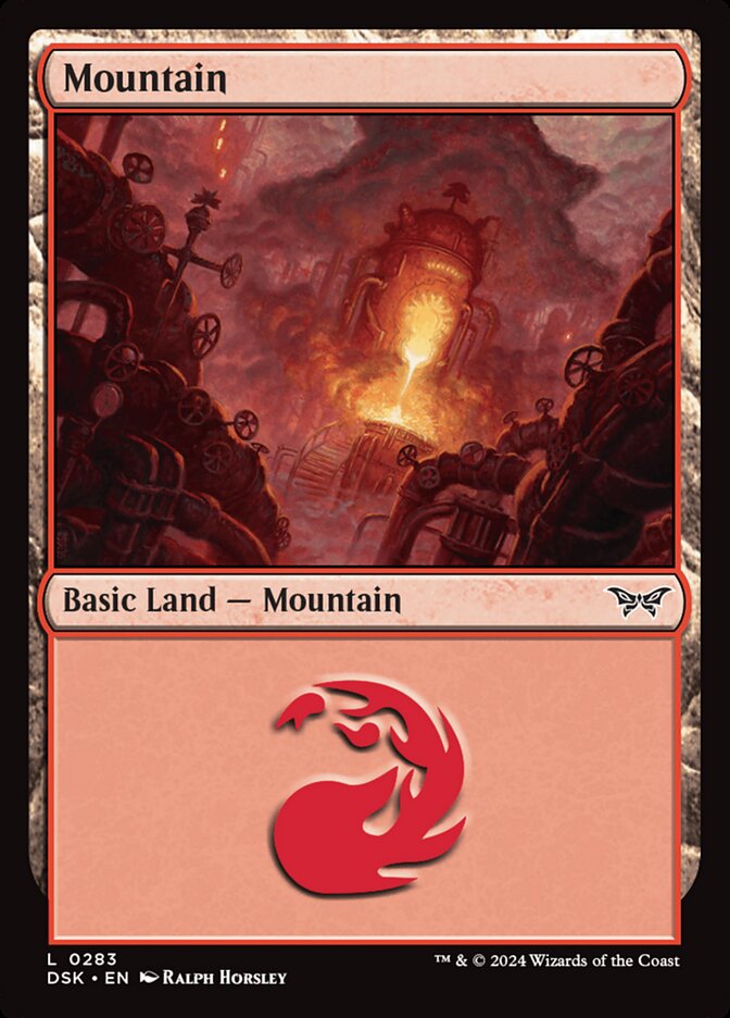 MTG Card Title: Mountain DSK/283