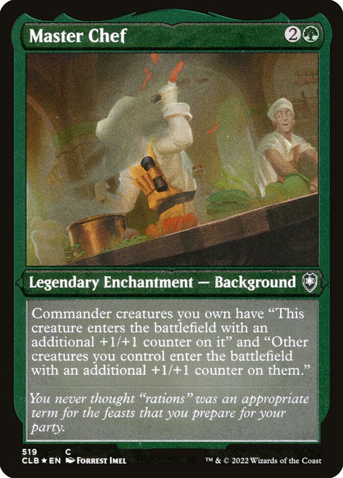 MTG Card Title: Master Chef CLB/519
