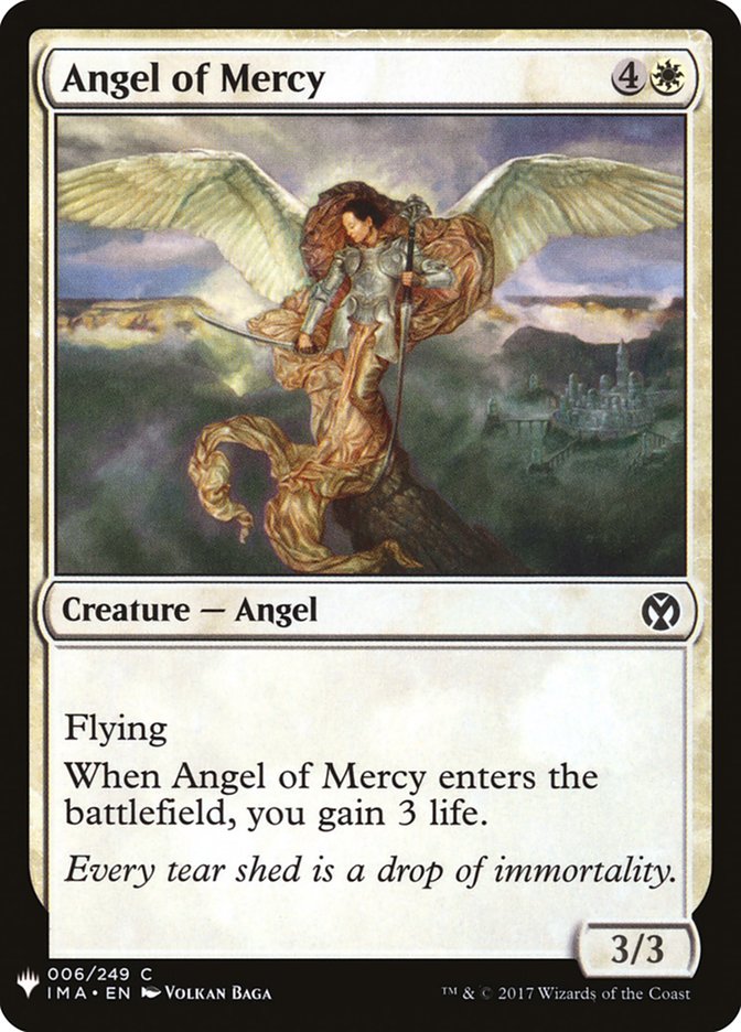 MTG Card Title: Angel of Mercy PLST/IMA-6