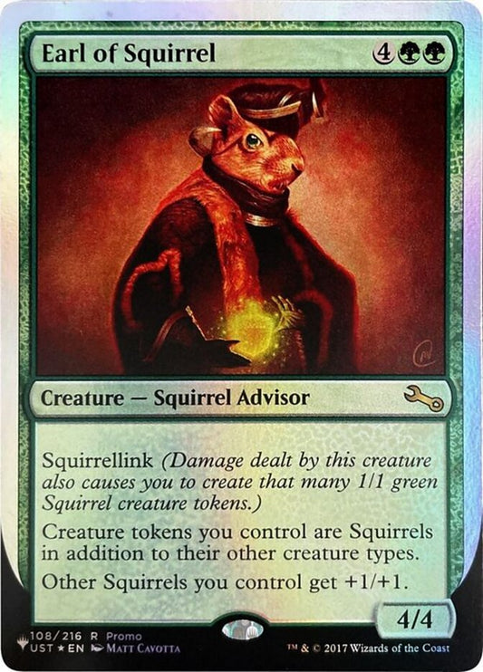 MTG Card Title: Earl of Squirrel ULST/108