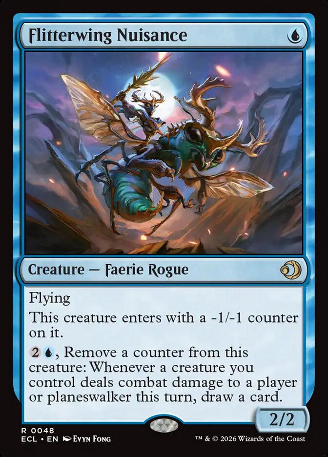 MTG Card Title: Flitterwing Nuisance ECL/48