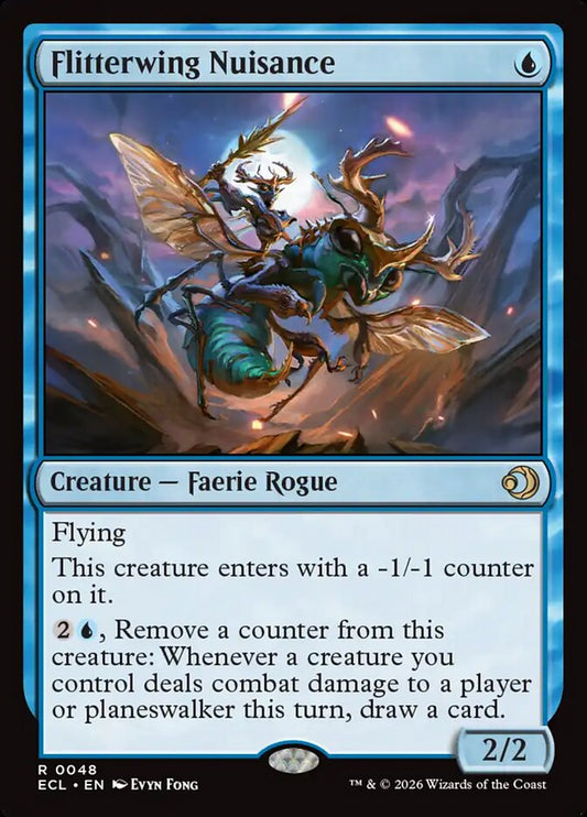 MTG Card Title: Flitterwing Nuisance ECL/48