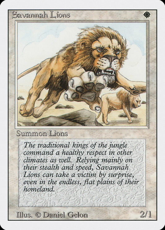 MTG Card Title: Savannah Lions 3ED/39