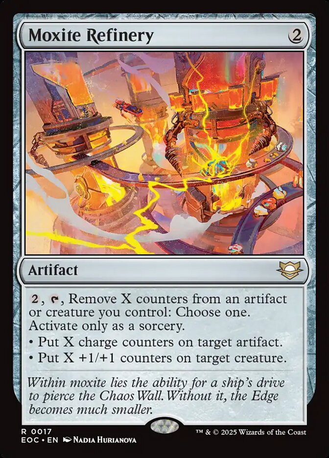 MTG Card Title: Moxite Refinery EOC/17