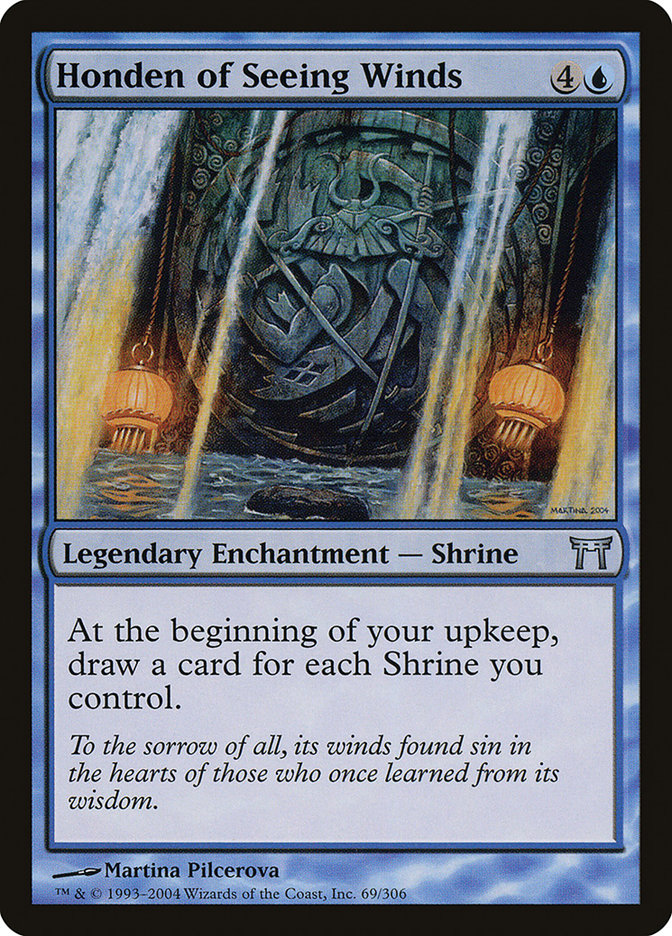 MTG Card Title: Honden of Seeing Winds CHK/69