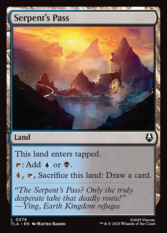 MTG Card Title: Serpent's Pass TLA/279