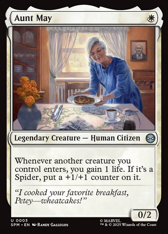 MTG Card Title: Aunt May SPM/3