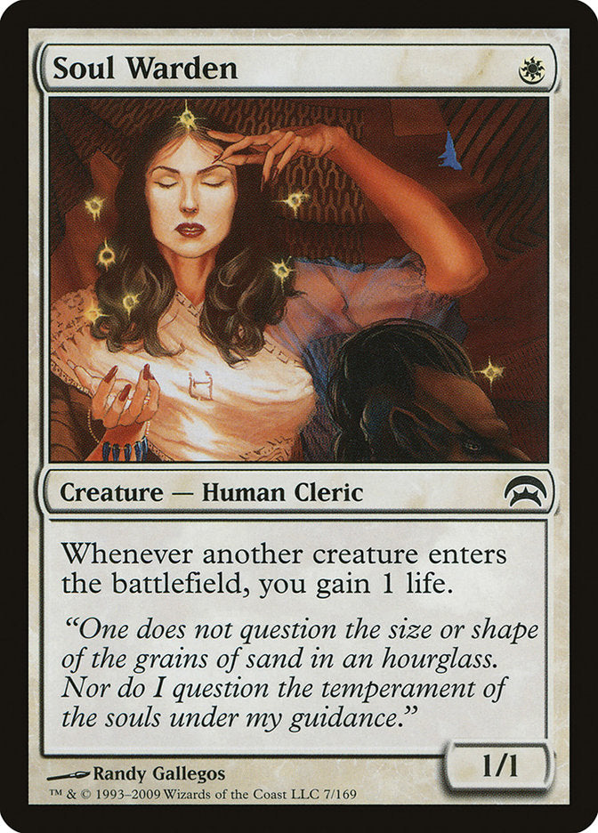 MTG Card Title: Soul Warden HOP/7