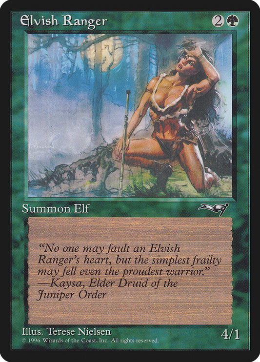 MTG Card Title: Elvish Ranger ALL/88a