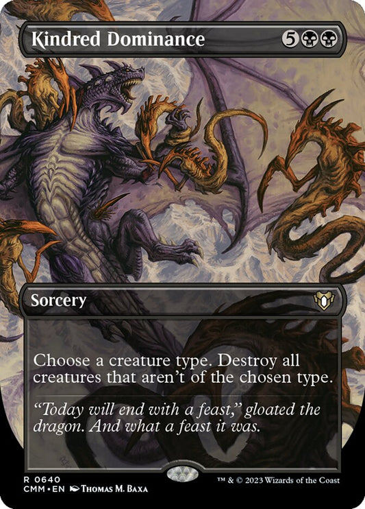 MTG Card Title: Kindred Dominance CMM/640