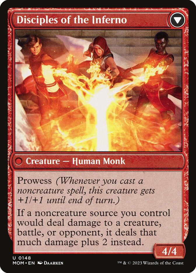 Invasion of Regatha // Disciples of the Inferno MOM/148