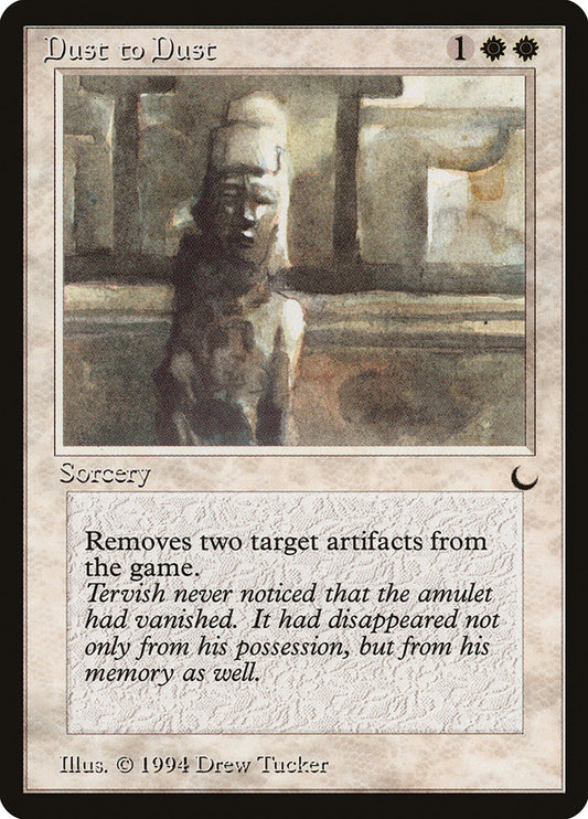 MTG Card Title: Dust to Dust DRK/5