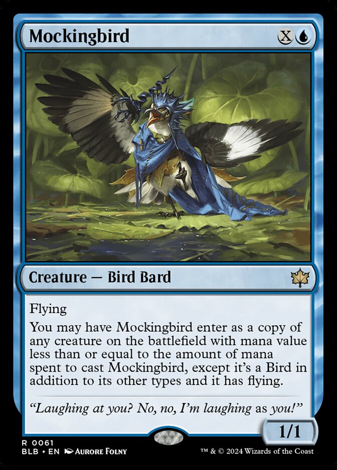 MTG Card Title: Mockingbird BLB/61