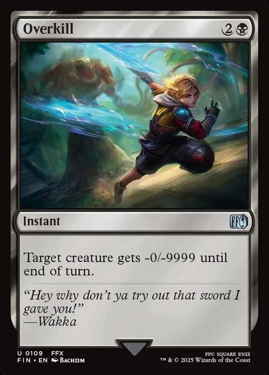 MTG Card Title: Overkill FIN/109