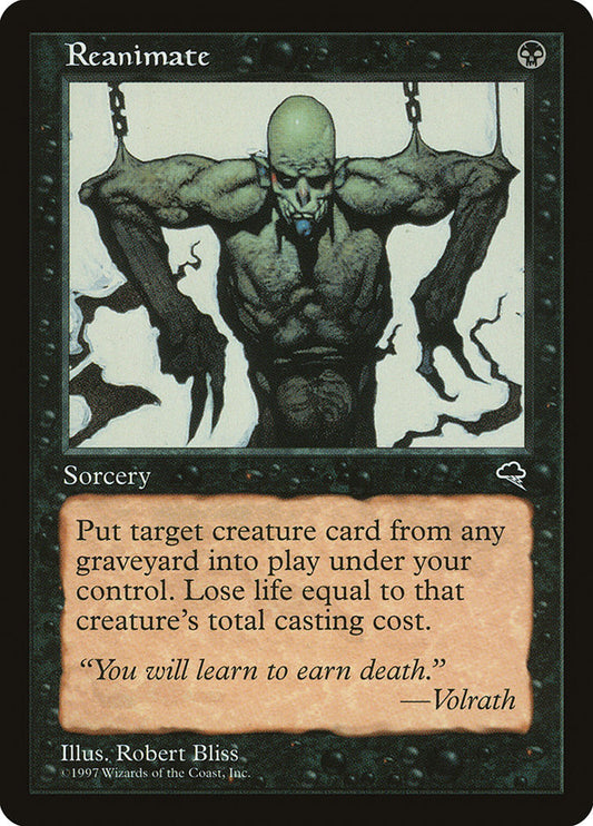 MTG Card Title: Reanimate TMP/151