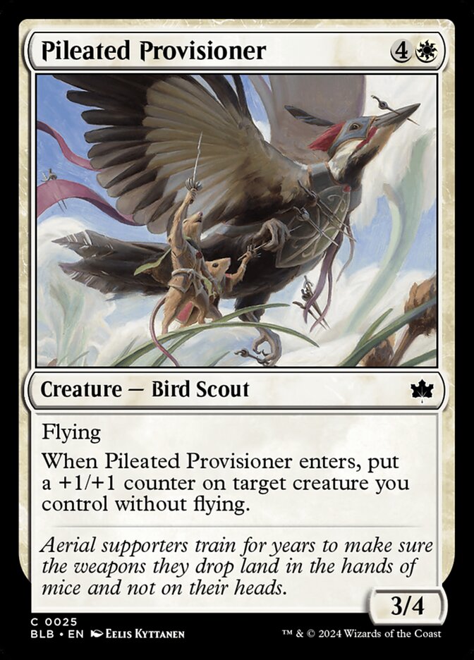 MTG Card Title: Pileated Provisioner BLB/25