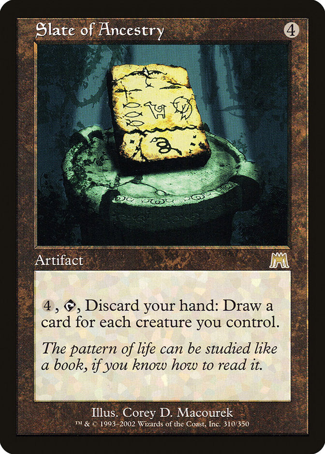 MTG Card Title: Slate of Ancestry ONS/310