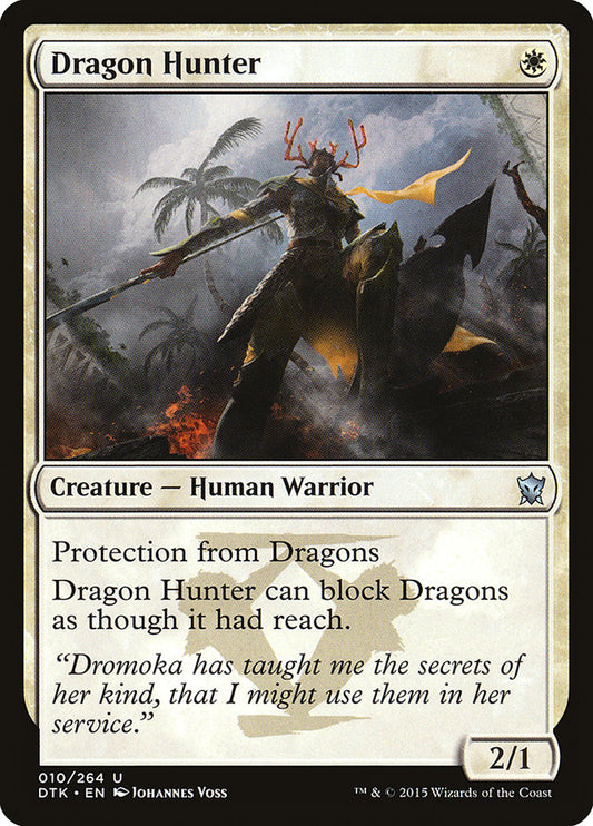 MTG Card Title: Dragon Hunter DTK/10
