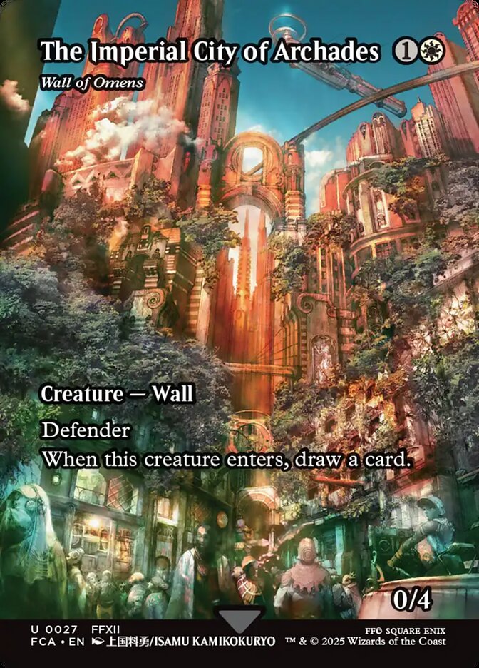 MTG Card Title: Wall of Omens FCA/27