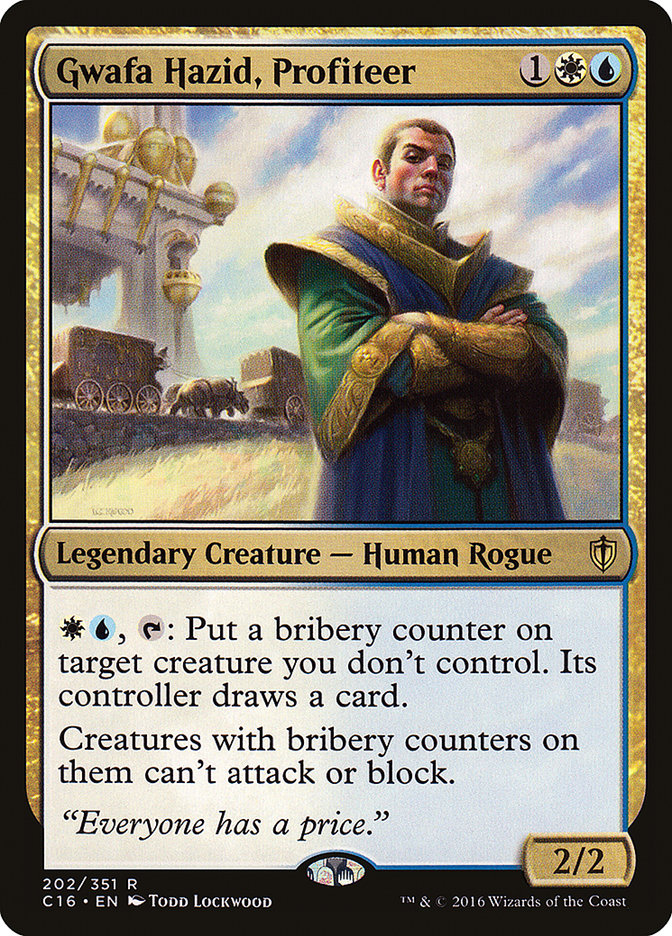MTG Card Title: Gwafa Hazid, Profiteer C16/202