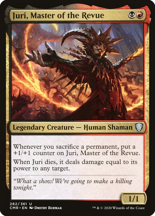 MTG Card Title: Juri, Master of the Revue CMR/282