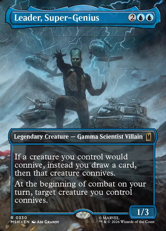 MTG Card Title: Leader, Super-Genius MSH/330