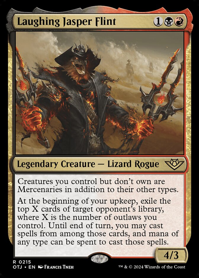 MTG Card Title: Laughing Jasper Flint OTJ/215
