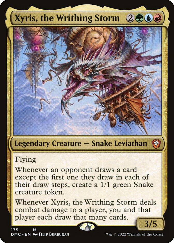 MTG Card Title: Xyris, the Writhing Storm DMC/175