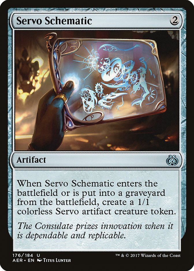MTG Card Title: Servo Schematic AER/176