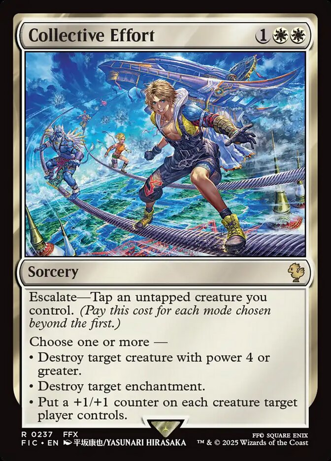 MTG Card Title: Collective Effort FIC/237
