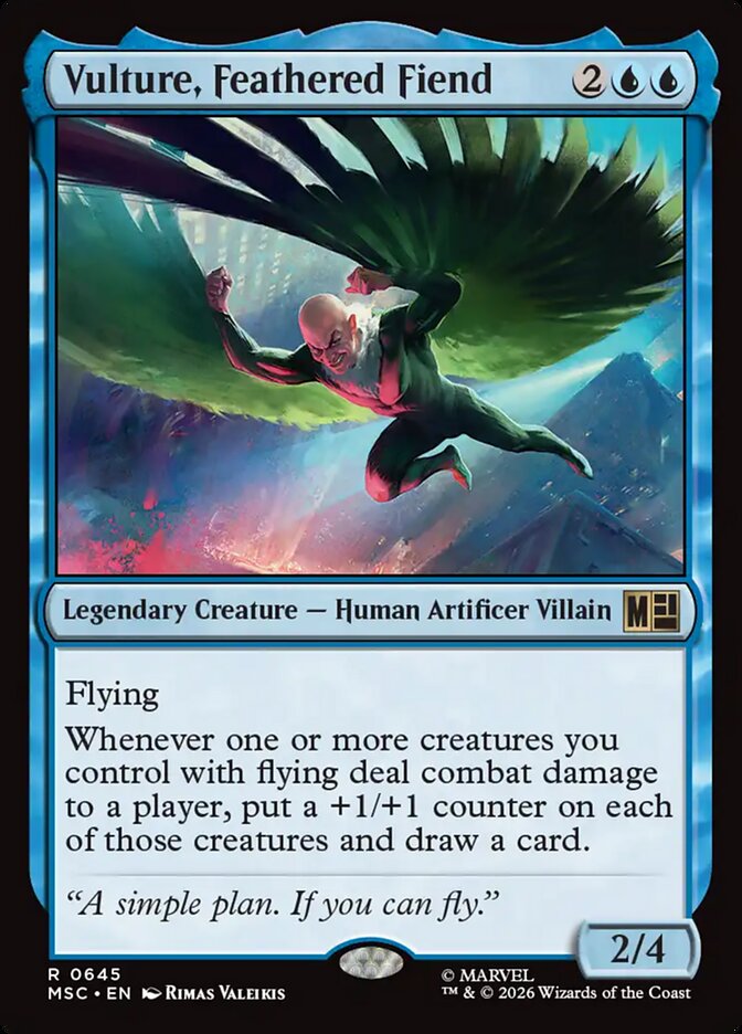 MTG Card Title: Vulture, Feathered Fiend MSC/645
