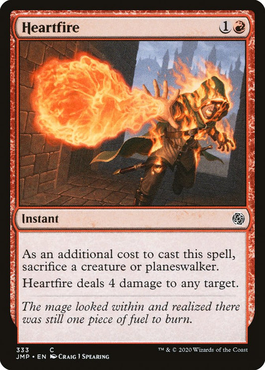 MTG Card Title: Heartfire JMP/333
