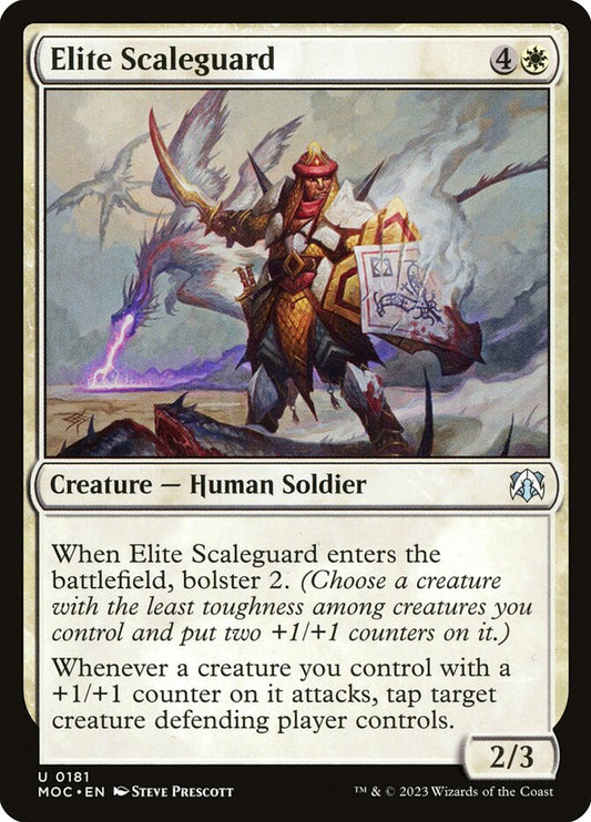MTG Card Title: Elite Scaleguard MOC/181
