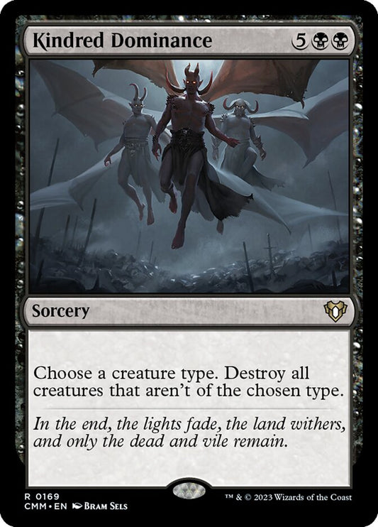 MTG Card Title: Kindred Dominance CMM/169