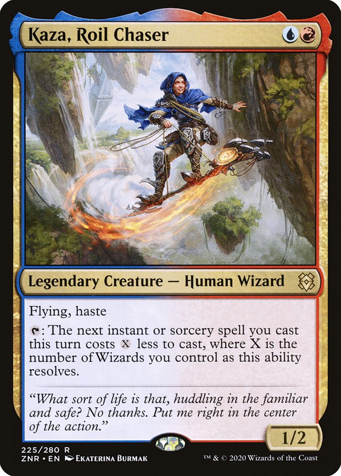 MTG Card Title: Kaza, Roil Chaser ZNR/225
