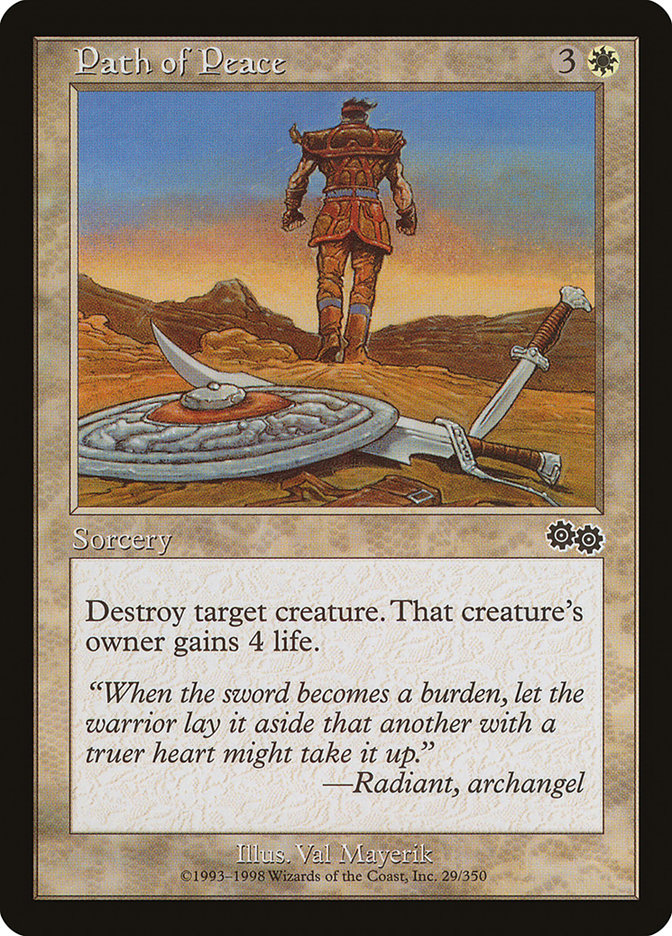 MTG Card Title: Path of Peace USG/29