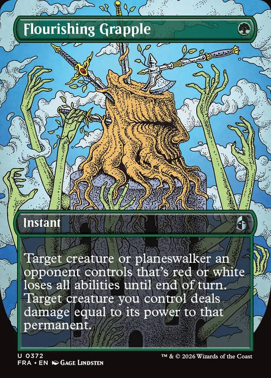 MTG Card Title: Flourishing Grapple FRA/372