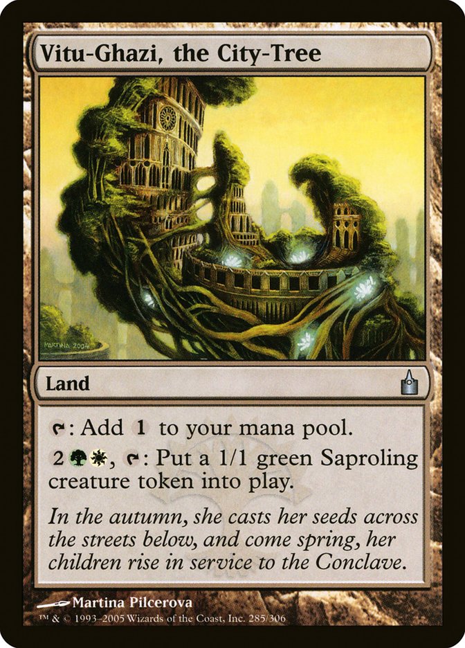 MTG Card Title: Vitu-Ghazi, the City-Tree RAV/285