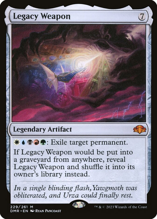 MTG Card Title: Legacy Weapon DMR/229