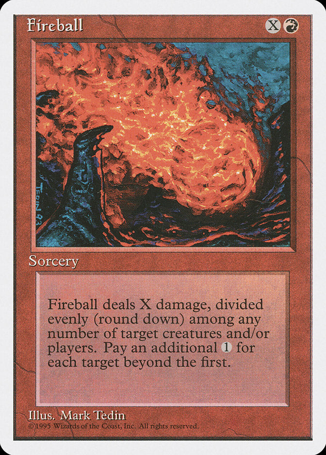 MTG Card Title: Fireball 4ED/192