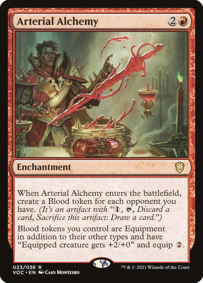MTG Card Title: Arterial Alchemy VOC/23